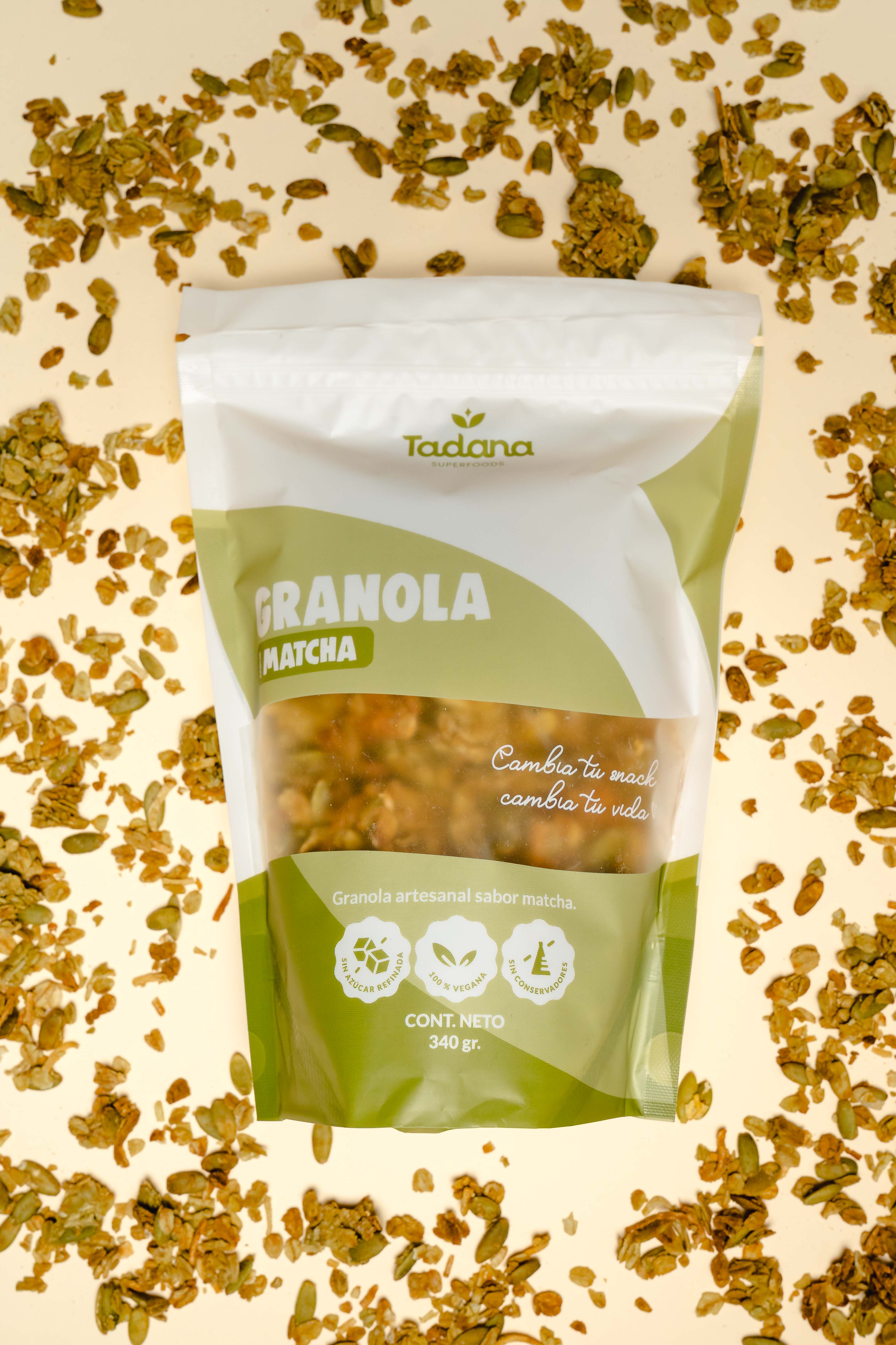 Granola Matcha | Granola artesanal sabor matcha