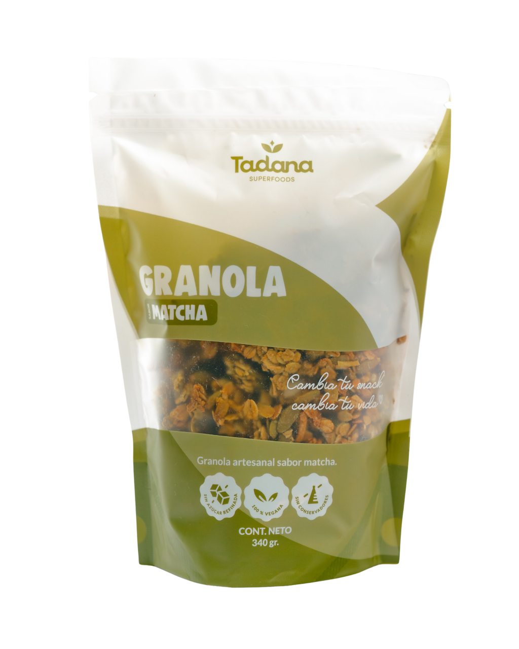 Granola Matcha | Granola artesanal sabor matcha